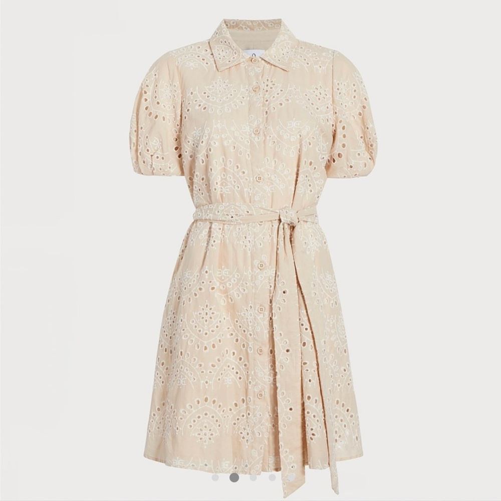New Sam edelman MINI PUFF SLEEVE EYELET  size 16